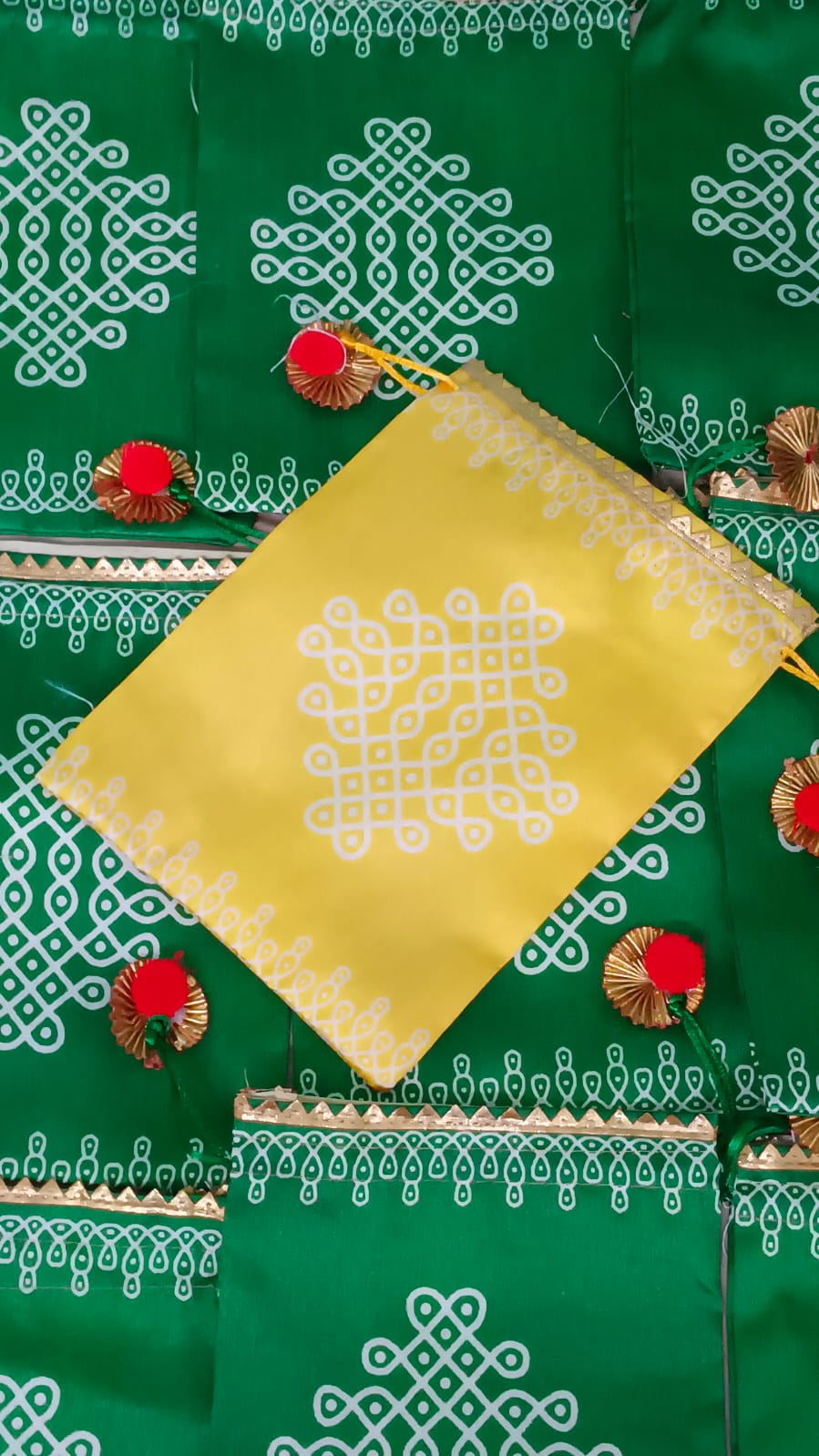 Kolam Potli Yellow